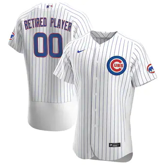 mens nike white chicago cubs home pick a player retired ros